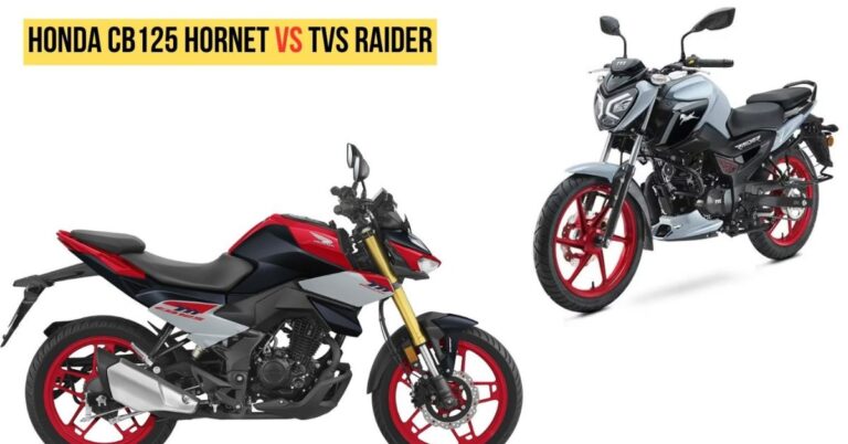 Honda CB125 Hornet vs TVS Raider 125 – Which 125cc Beast Truly Rules the Roads?